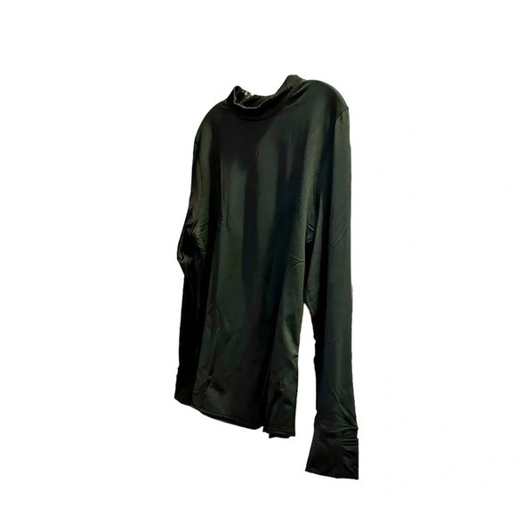 Climate Right By Cuddl Duds Women’s Long Sleeved Plush Warmth Mock Neck Top - Picture 6 of 9